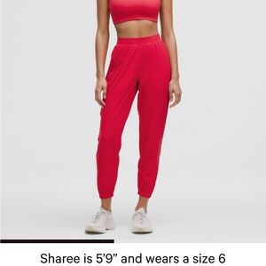 Lululemon Athletica Vibrant Red Joggers